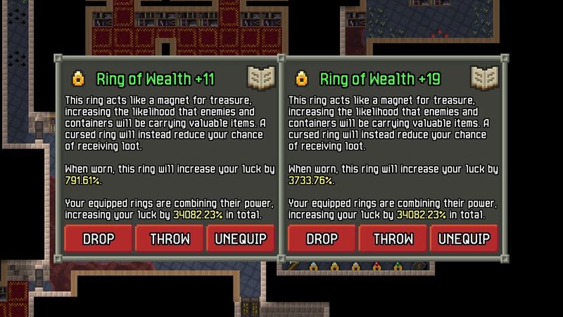 Shattered Pixel Dungeon - Ring of Wealth Run