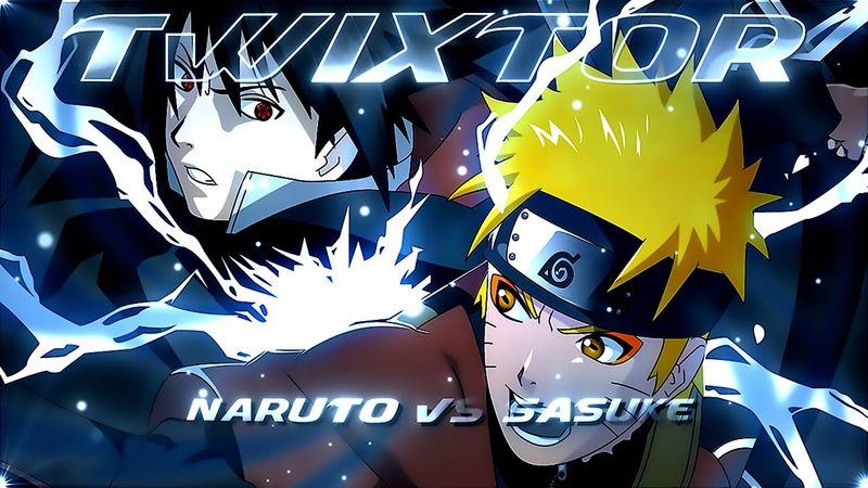 INTRO + TWIXTOR - NARUTO VS SASUKE | 4K | 30 FPS