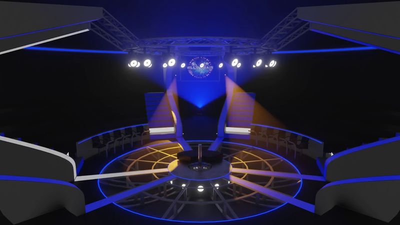 WWTBAM 3D Studio Intro 2004 USA Super Millionaire, Work in Progress