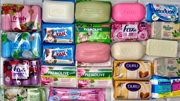 Мои мыльные покупки кускового мыла🧼частичная распаковка🧼🫧пополнение запасов коллекции🫧9 часть