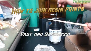 How to join Resins prints with no seam - Printable Props - 3d printed Elder Wand