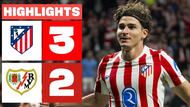 ATLÉTICO DE MADRID 3 - 2 RAYO VALLECANO | HIGHLIGHTS LALIGA EA SPORTS