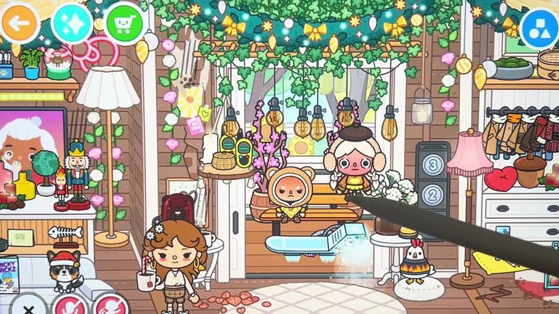 #новогодний #влог #в #тока #бока #домик #в #лесу #9 #часть🤗❄️😻