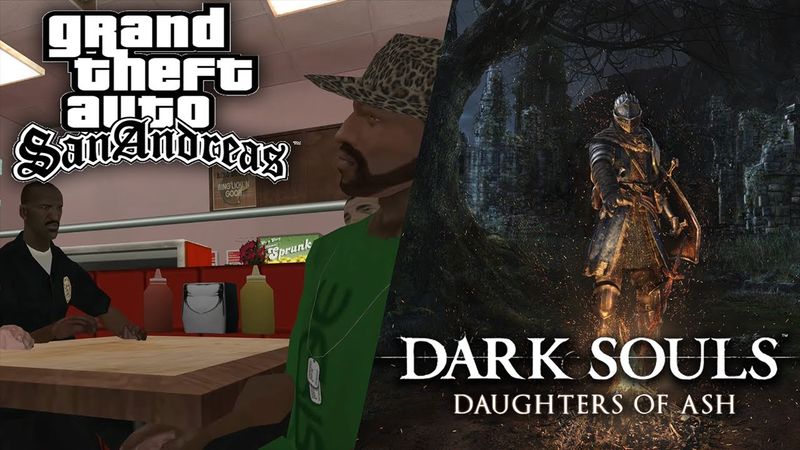 Grand Theft Auto: San Andreas ► СТРИМ #2 + ДАРК СОУЛС - ДОЧЕРИ ПЕПОЛА