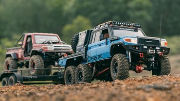 Rc Crawler Traxxas TRX4 TOYOTA LC70 & 6x6 LC79 Trailer & Off Road