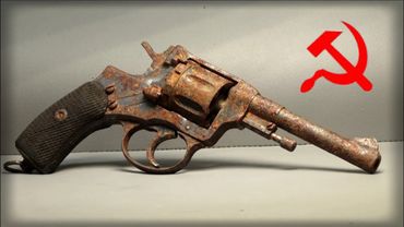 Gun Restoration | 1938 USSR Nagant Revolver, WW2 military. (with test firing) #restoration