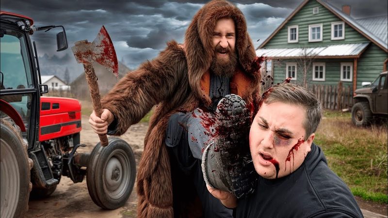 ДЕРЕВЕНСКИЙ ПСИХ НАБРОСИЛСЯ НА МАНЬЯКА АНТОНА. НАМ НУЖНО УЕЗЖАТЬ