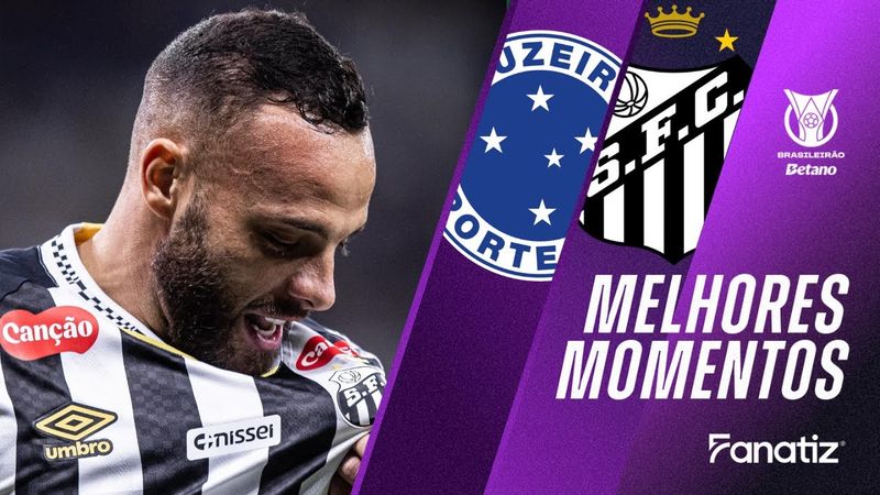 Cruzeiro 1x2 Santos | Melhores Momentos | #Brasileirão2025