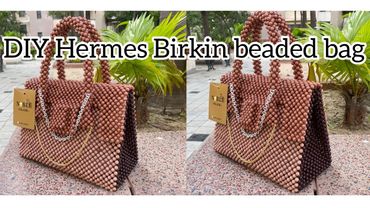 Step-by-Step Hermes Birkin Beaded Bag Tutorial for Luxury Craft Enthusiasts@TheNobleClub_01