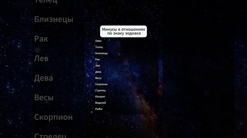 Минусы знаков зодиака в отношениях ! #гороскоп #узнатьсудьбу #датарождения #астрология #таро #судьба