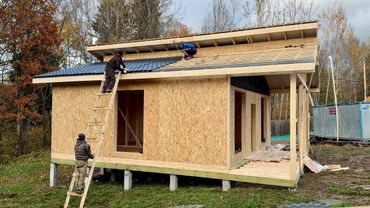 We built the cheapest house in 7 days. Full construction process