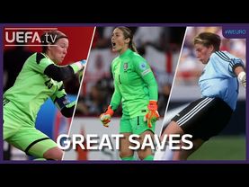 🧤 EARPS, NORDBY, ROTTENBERG | Great #WEURO Saves! #WEURO2025