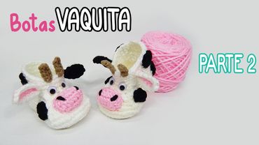 Botas VAQUITA a crochet - PARTE 2