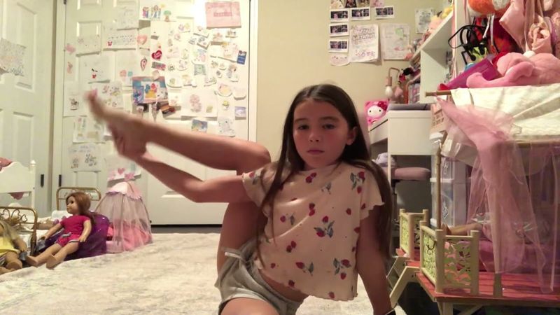 Gymnastics Practice w/ Bella