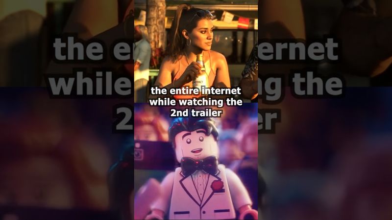 Lucia in the 2nd GTA 6 trailer be like #shorts #gta6 #trailer