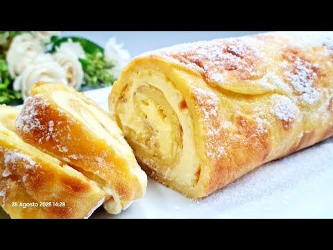 Mélangez et versez la pâte dans la poêle ! Un dessert en 5 minutes !