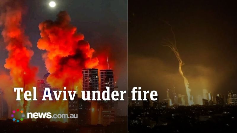 Iranian missiles rain down on Tel Aviv