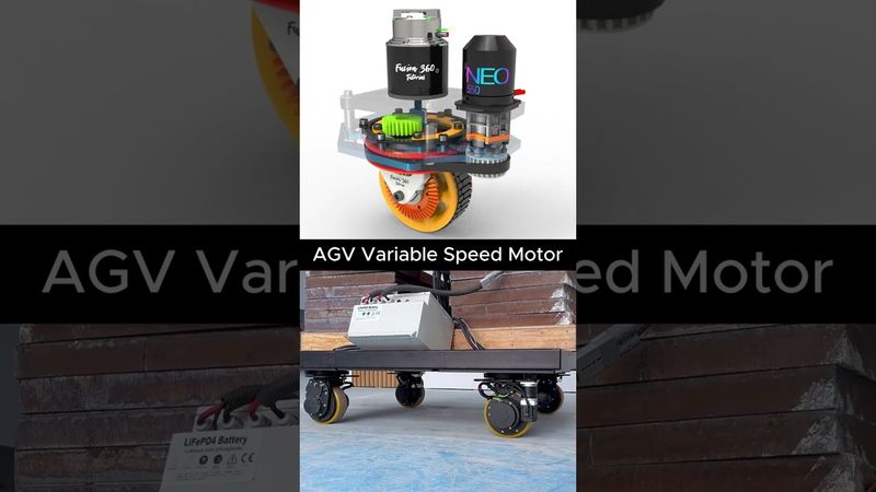 AGV Variable Speed Motor Steering Drive Wheel
