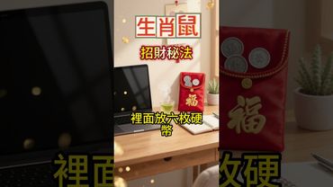 屬鼠招財秘法：六枚硬幣開財路，錢財自動來！#生肖 #運勢  #玄學 #風水 #命理