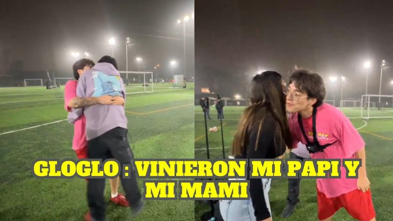 GLOGLO SE REUNE CON SU PAPI Y SU MAMI Y JUEGAN PENALES