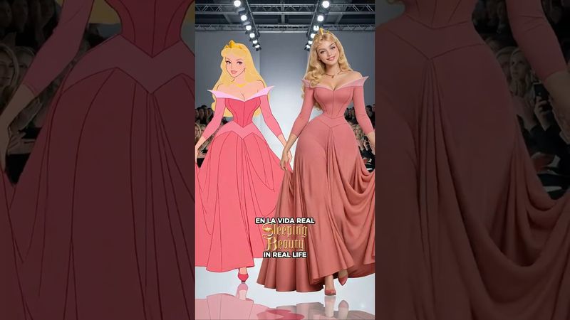 ROYAL NOSTALGIA! 👑 What do you think of our Aurora live action version? 💕✨#sleepingbeauty  #disney