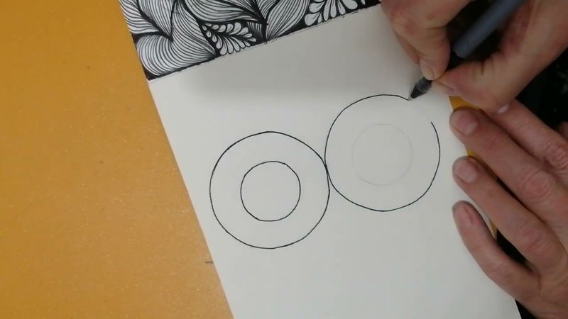 Рисуем Мудрую СовушкуЧасть1. Видео-занятие #арттерапия #медитативноерисование  #meditativedrawing