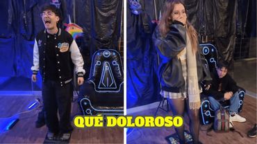 GLOGLO Y EMI PASAN POR ENCIMA DE UNA ALFOMBRA DOLOROSA