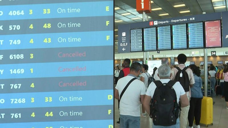 Second day of travel chaos as French air traffic controllers strike | AFP