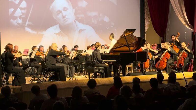 E. Grieg Piano concerto 1p. Maxim Tereshchenko(14yo), Э. Григ Концерт ля минор 1ч. Максим Терещенко