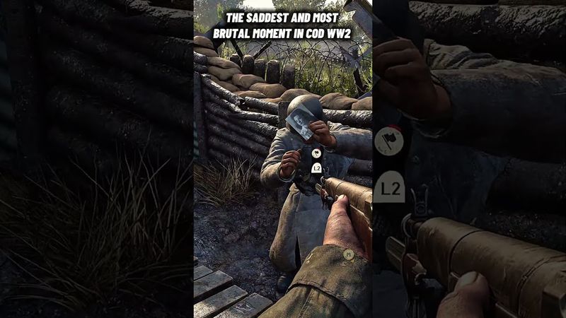the most brutal moment  #callofduty #ww2