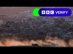 BBC Verify investigates Gaza building demolitions | BBC News