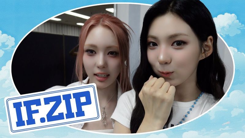 So cute, so cute ꒰ ˘ ³˘꒱♡ | ifeye if.zip📁 EP.10 | Music Show Week 1 Behind the Scenes