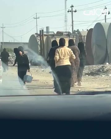 اهالي قرية لاجان يهجرون قسرا على يد قوات مسعود بارزاني #قناة_الاولى_ا...