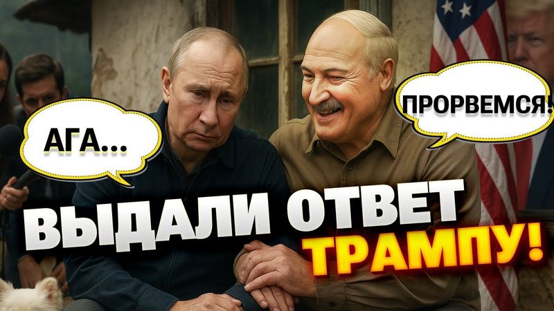 Путин осмелел лишь с Лукашенко! Ответ Трампу прозвучал с заваленки