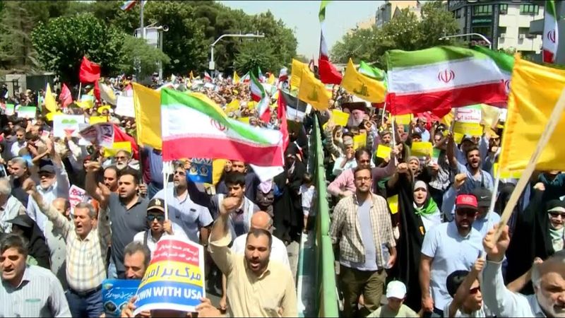 Thousands protest in Tehran against Israel | AFP