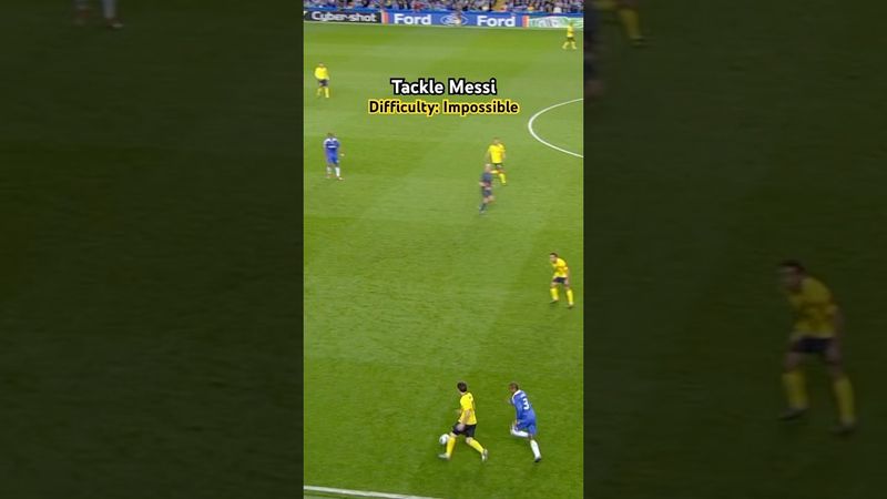 You can’t tackle Messi ❌