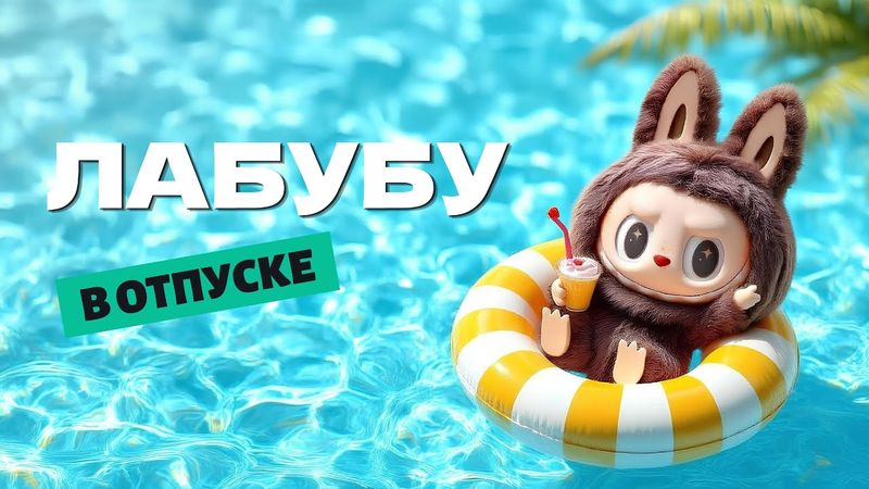 🏖️ ЛАБУБУ В ОТПУСКЕ | Весёлый мультфильм для детей 🌴☀️