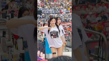 카메라에 불들어오면 눈을 마주치는 프로 가든님 #김정원 #김정원치어리더#ktwiz #kt위즈 #kt위즈치어리더