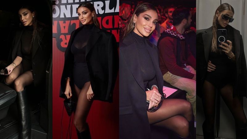 Cristina Buccino collant neri