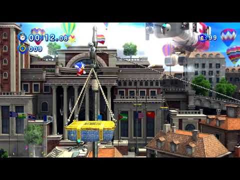 Sonic Generations: Rooftop Run Act 1 - Classic Sonic (4K 60FPS)
