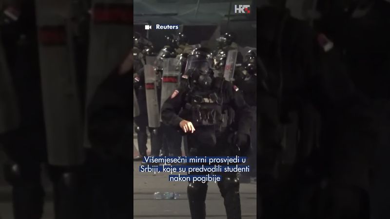 Policija rastjerivala demonstrante u Beogradu