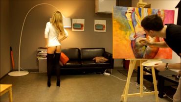 18+ Как я рисую с натуры, в стиле Анди Ворхол