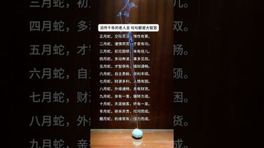 《流傳千年的老人言》屬蛇出生月份的代表！#這才是頂級人生智慧 #正能量  #運勢  #天然線香 #老人言 #老祖宗的智慧 #人生感悟 #玄學 #人間清醒 #人生 #智慧致富 #醒悟 #香道文化