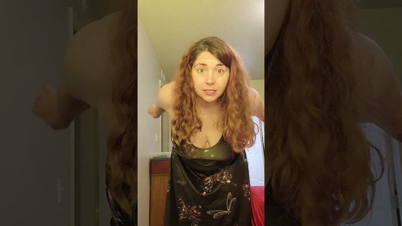 Temu review: vibrant butterfly print ring linked swing dress