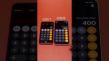 Apple iPhone iOS26 vs iOS17