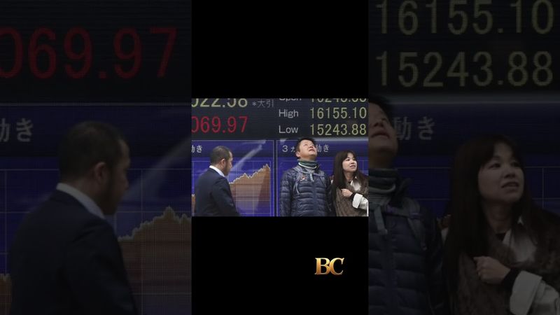 Asian shares are mostly lower, while Tokyo’s Nikkei jumps 2%