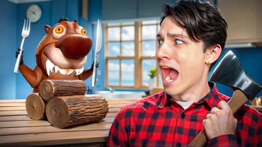 СИДЕЛ 5 НОЧЕЙ С БОБРОМ ЗА СТОЛОМ И КУШАЛ ПОЛЕНО И ЭТО БЫЛО СТРАШНО!