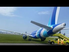 Plane skids off runway at Boston Logan