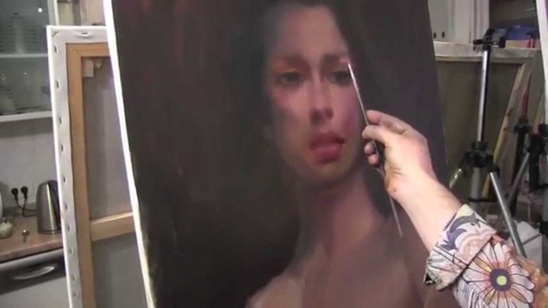 УРОКИ ИГОРЯ САХАРОВА ,ПОРТРЕТ ПОЛНЫЙ РАЗБОР, основы портрета маслом