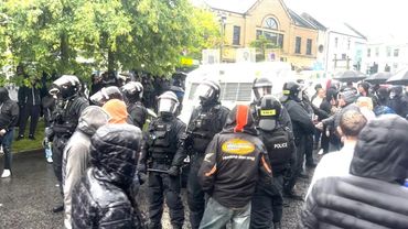 Heavy police presence in Portadown as N.Ireland unrest spreads | AFP